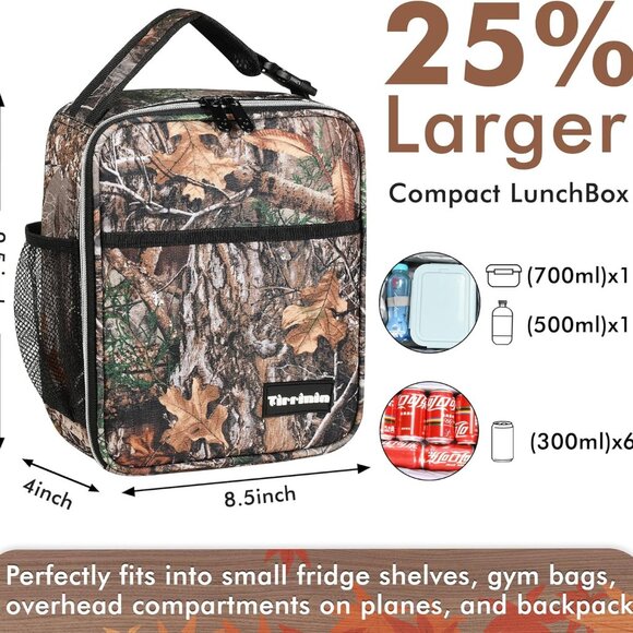 Insulated Kids Lunch Box Back to School, Portable Small Lunch Bag for Office Wor - Picture 2 of 6
